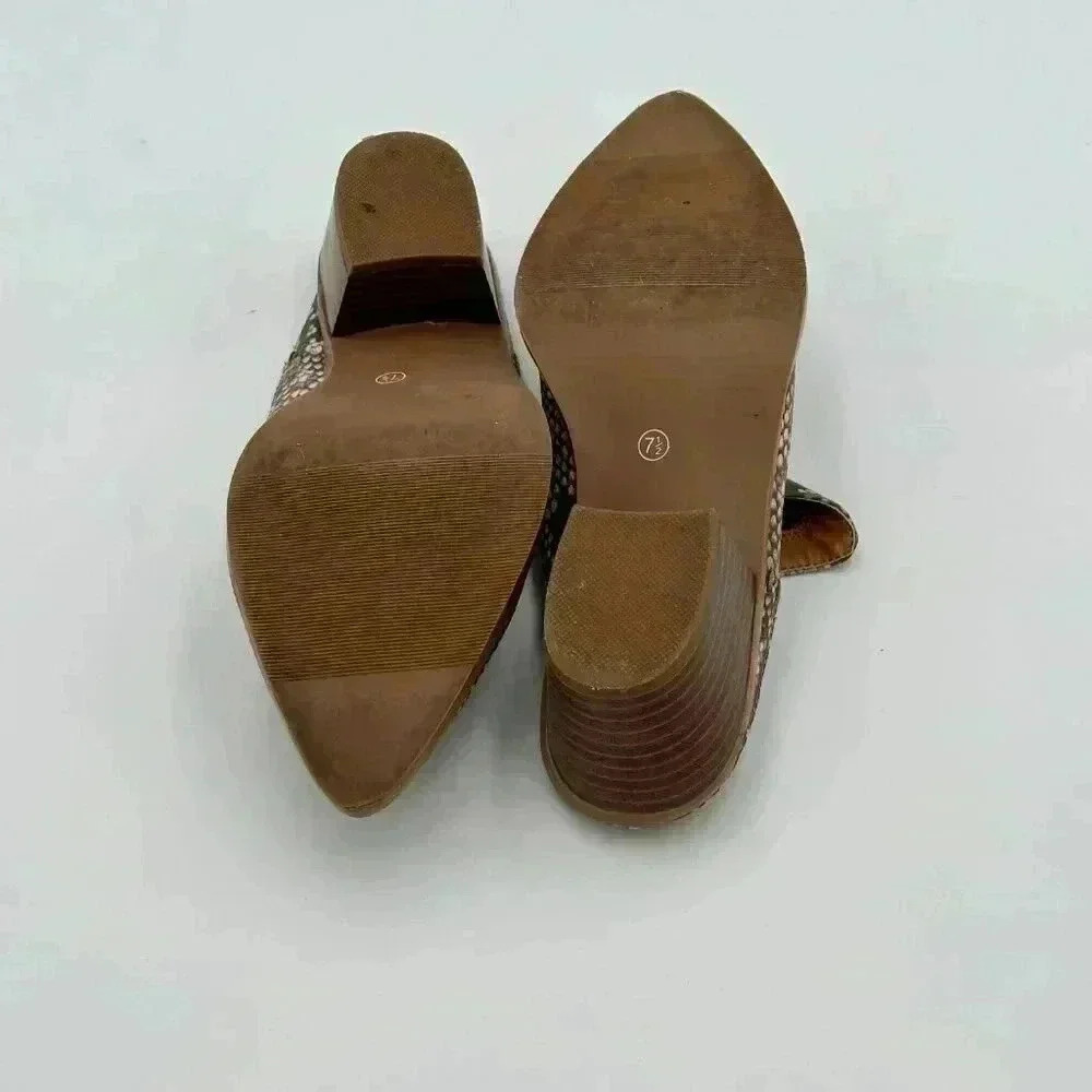 Python Print Mules | Size 7.5 | Great Condition - Picture 3 of 5